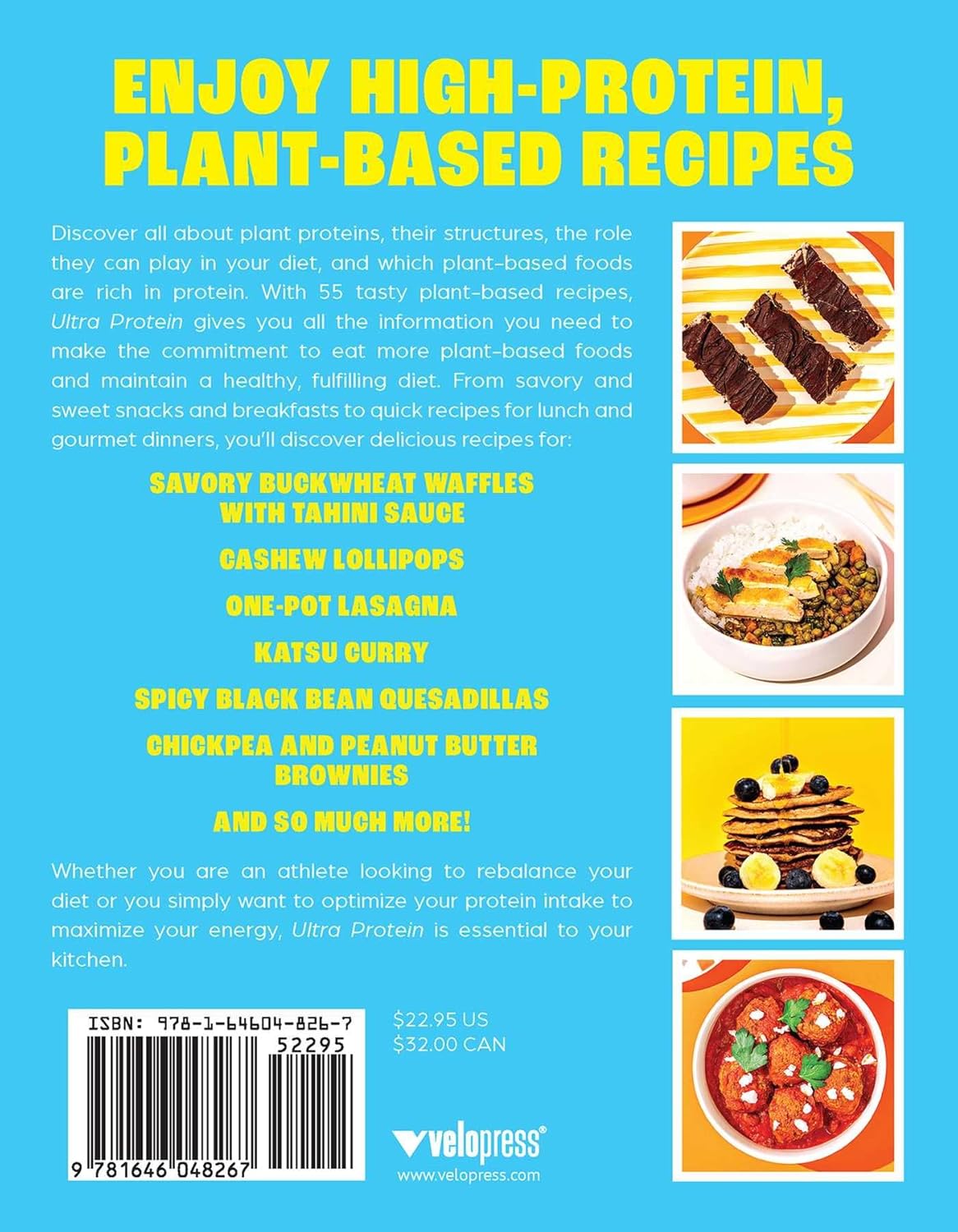 Ultra Protein: 55 Plant-Based Recipes to Maximize Body and Brain Health -- Mélanie En Véganie, Hardcover