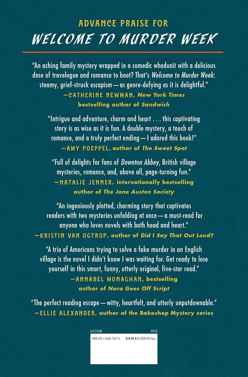 Welcome to Murder Week -- Karen Dukess, Hardcover